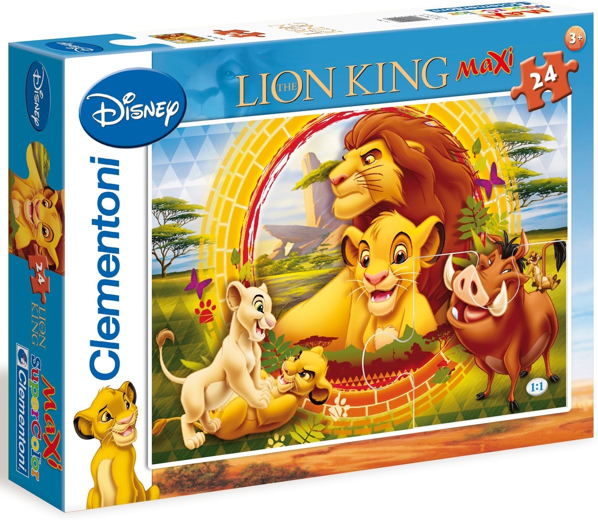 Clementoni dėlionė maxi 24 d.„Liūtas karalius“