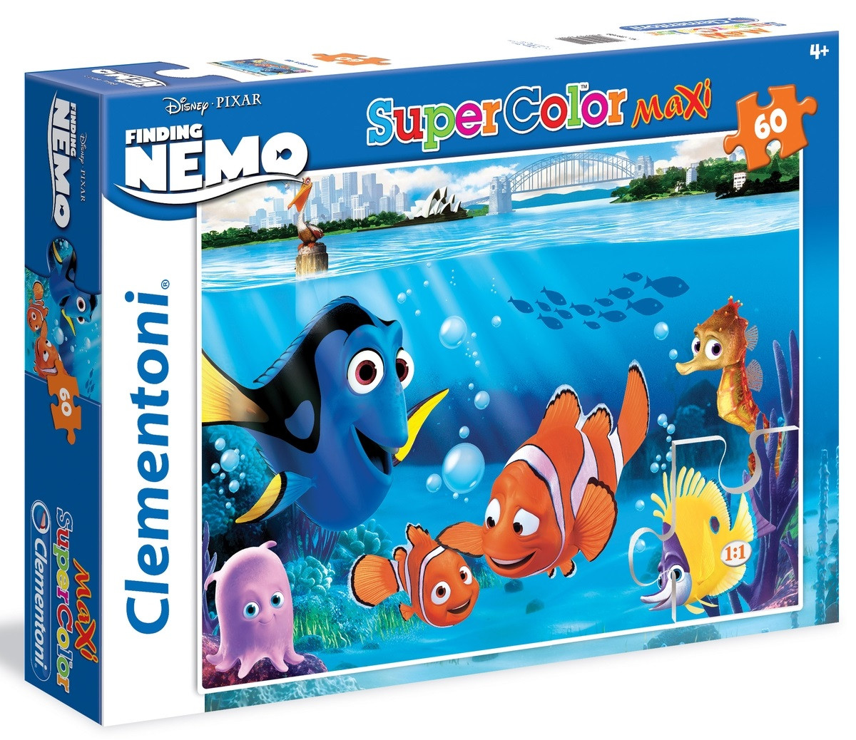 Clementoni dėlionė maxi 60 d. Žuviukas Nemo / Finding Nemo