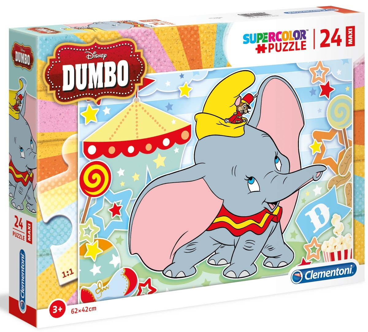 Clementoni dėlionė maxi 24 d. Dambis (Dumbo)