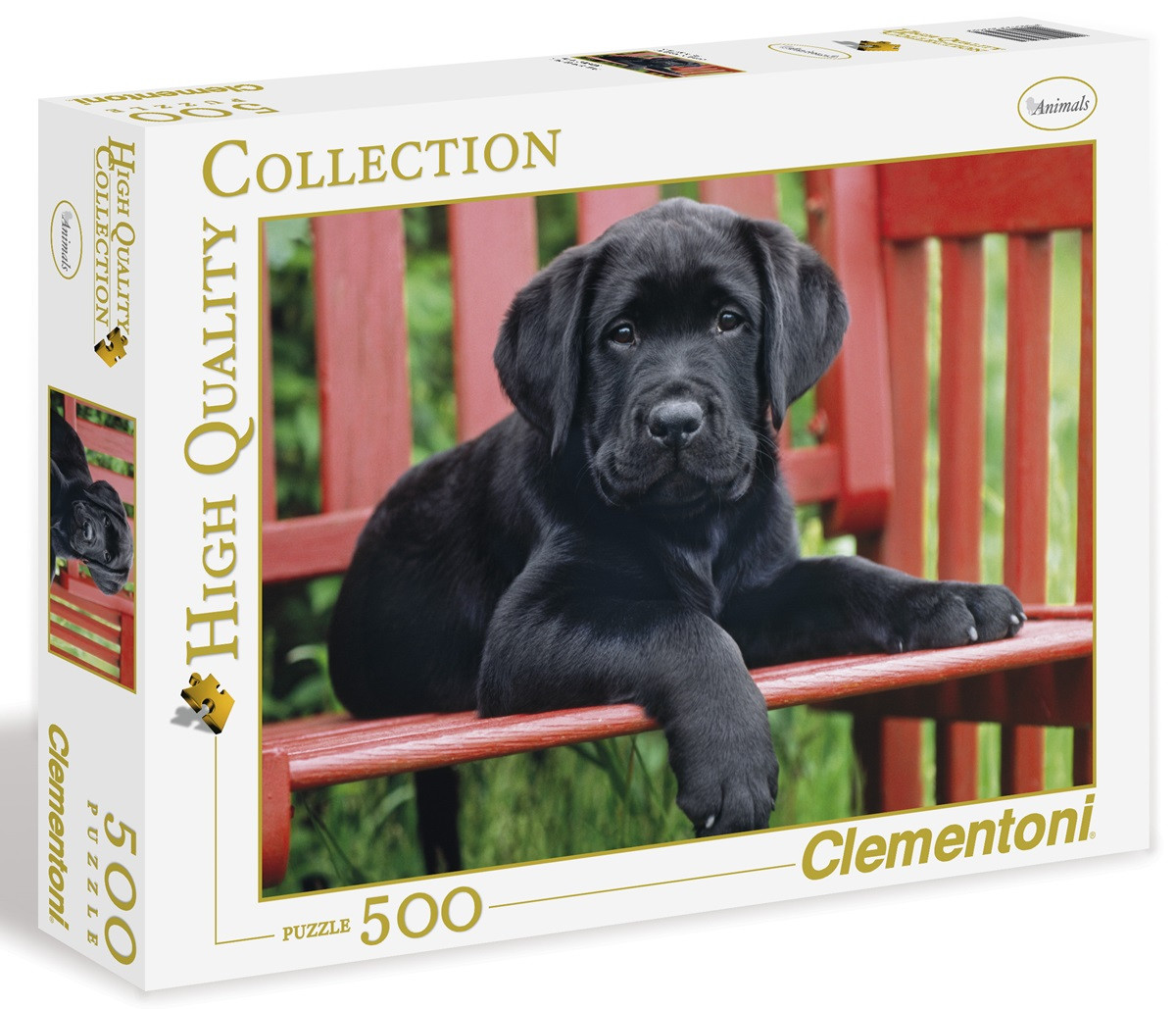 Clementoni dėlionė 500 d.juodas šuo
