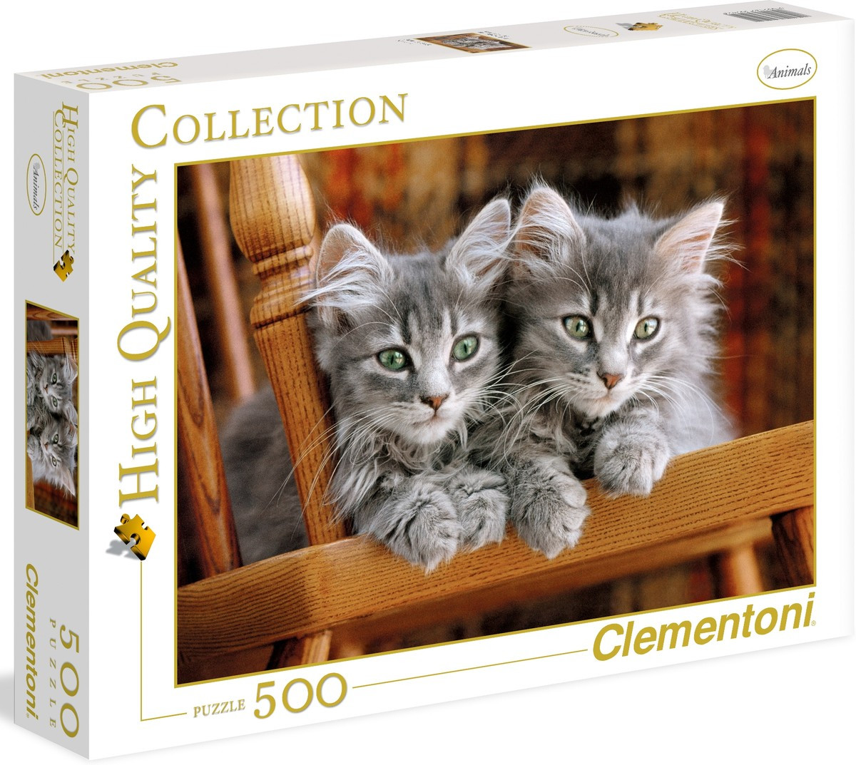 Clementoni dėlionė 500 d. HQ Kačiukai