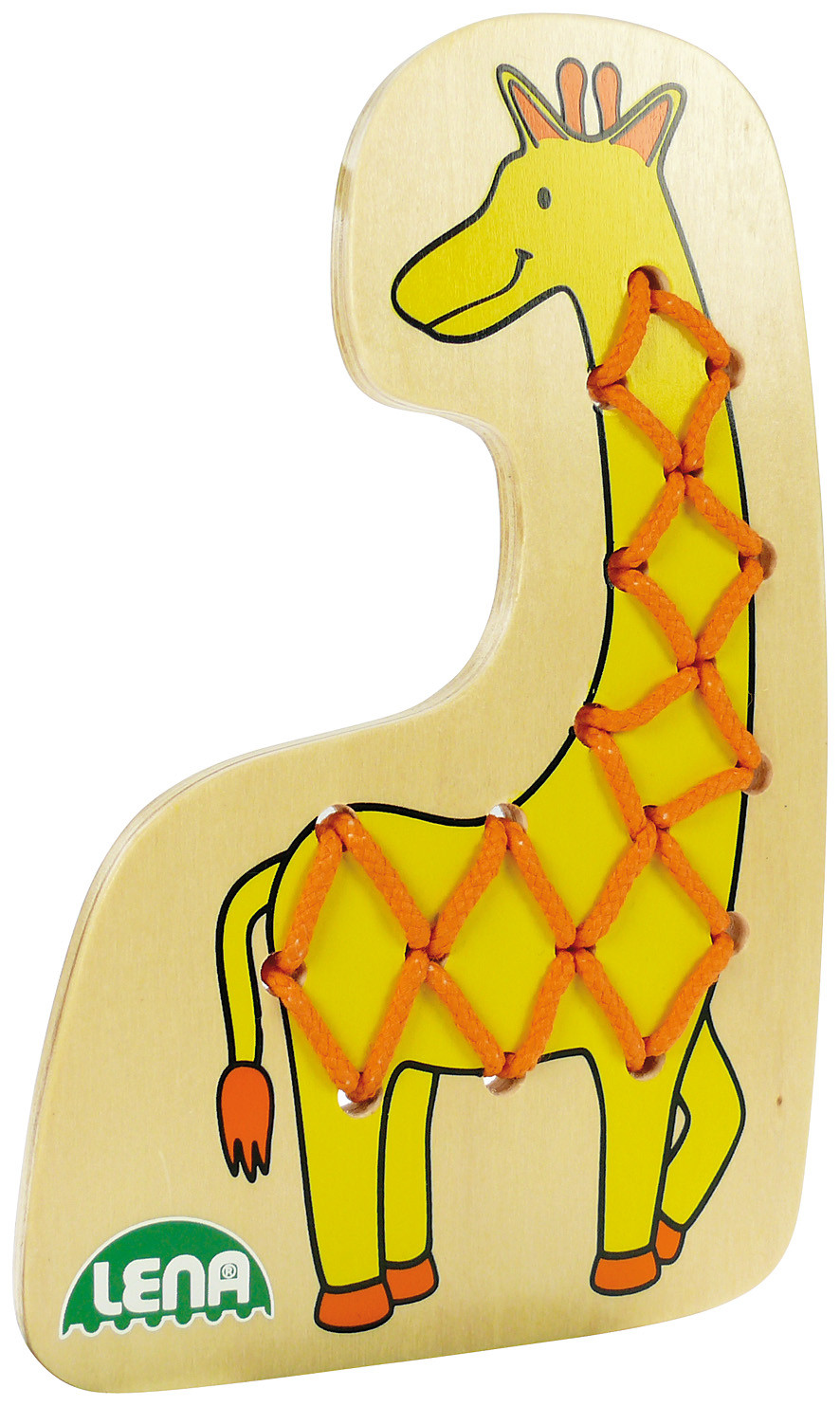 Medinė figūra varstymui „Žirafa“