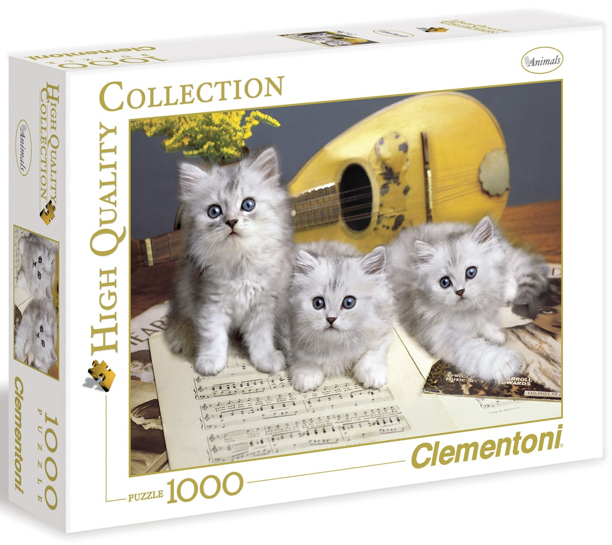 Clementoni dėlionė 1000 d. HQ muzikinės katės
