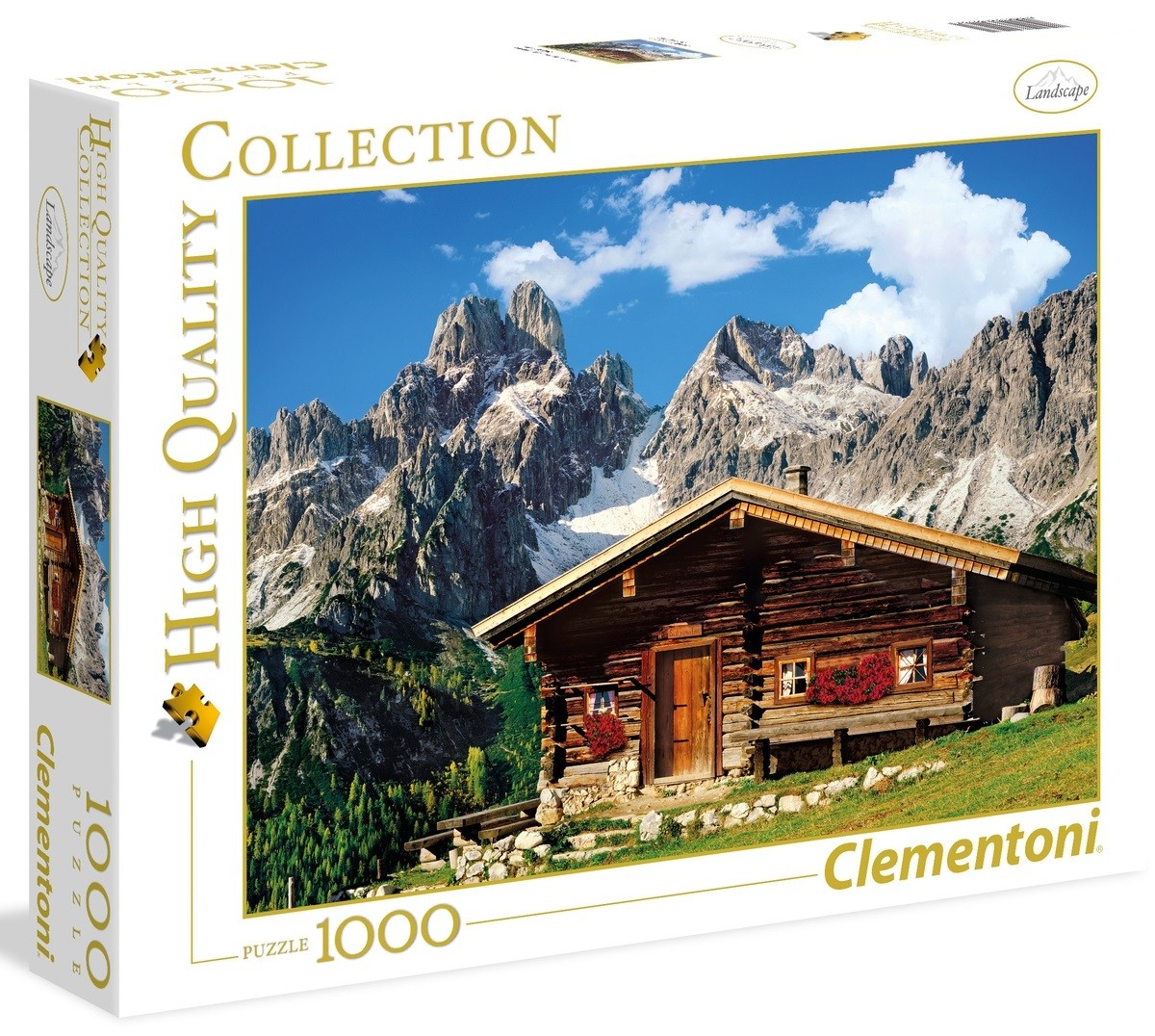 Clementoni dėlionė 1000 d. HQ Austrija: kalnai