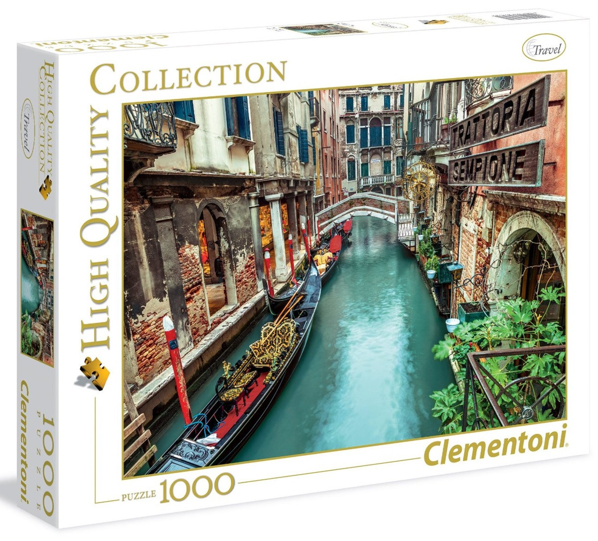Clementoni dėlionė 1000 d. HQ Venecijos kanalas