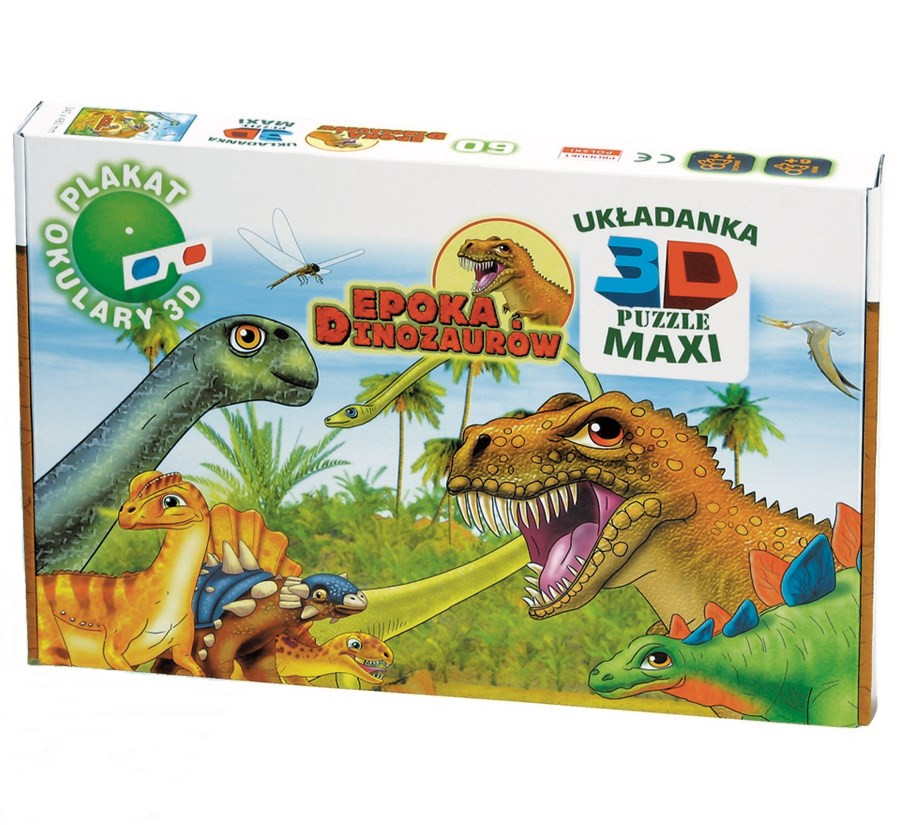Dėlionė 3D „Dinozaurai“