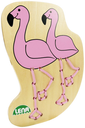 Medinė figūra varstymui „Flamingas“
