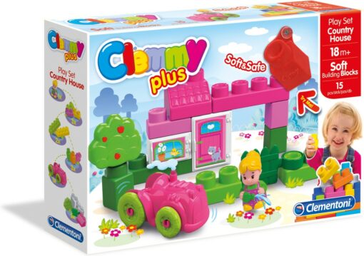 Clemmy Plus minkštas konstruktorius sodyba 15+2-0