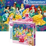Clementoni dėlionė 104 d.3D princesės-830