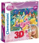 Clementoni dėlionė 104 d. 3D Princesės-0