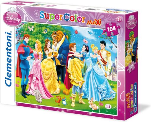 Clementoni dėlionė maxi 104 d.„Princesės“-0