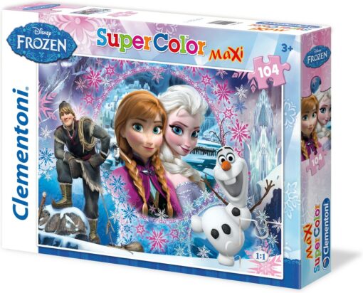 Clementoni dėlionė maxi 104 d.„Frozen“-0