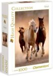 Clementoni dėlionė 1000 d. HQ Bėgantys žirgai-0