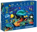 Clementoni dėlionė 1000 d. 3D Magic Delfinai-0