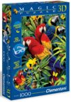 Clementoni dėlionė 1000 d.„3D Papūgos“-0