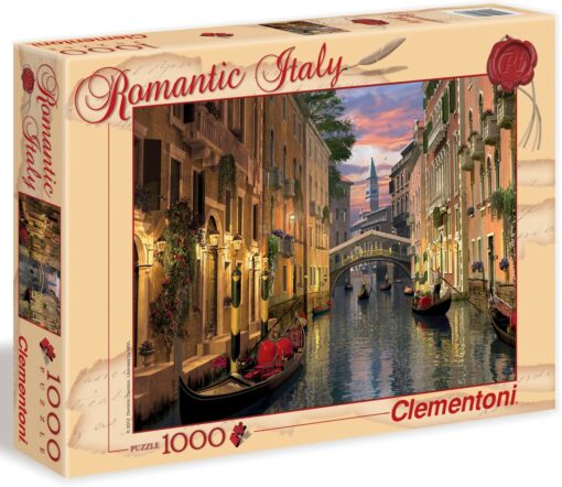 Clementoni dėlionė 1000 d. Romantinė Venecija-0