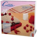 Veltos vilnos karoliai ir apyrankė Creadonna-0