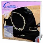 Perliniai karoliai ir apyrankė Creadonna-0