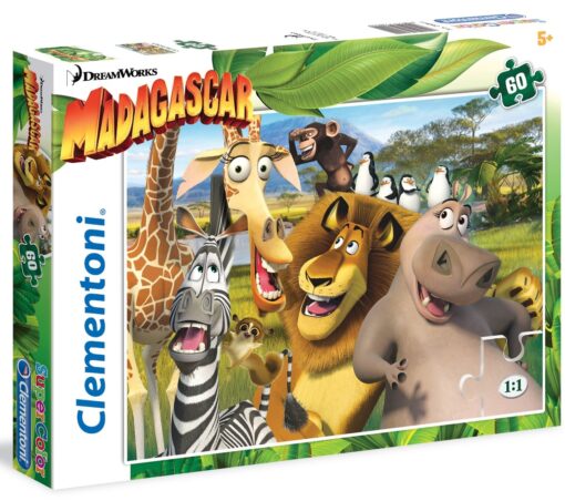 Clementoni dėlionė 60 d. Madagaskaras-0