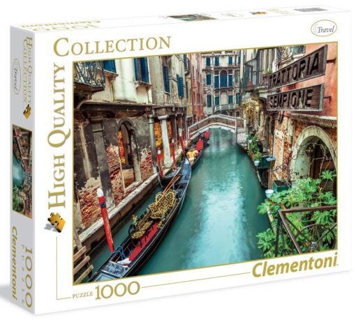 Clementoni dėlionė 1000 d. HQ Venecijos kanalas-0