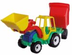 Traktorius su priekaba ir kaušu „Shark“, 66cm-3212