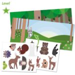 Kūrybinis žaidimas klijuok su laukiniais gyvūnais-3387