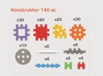 Vaflinis konstruktorius mini 140 det.-4439
