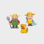 Mini vaflinis konstruktorius „Fermeris“ mažas rinkinys-5482