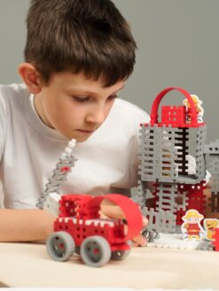 Mini vaflinis konstruktorius „Gaisrininkas“ didelis rinkinys-5505