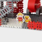 Mini vaflinis konstruktorius „Gaisrininkas“ didelis rinkinys-5506