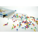 Mozaika 140 det. ø1cm skaidrios 21x16 cm-5813