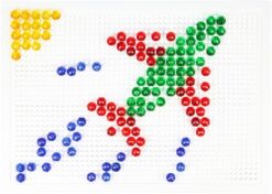 Mozaika did. 260 vnt ø10mm skaidrių-5883