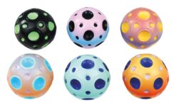 Kamuoliukas kosminis 6 cm minkšas 6 rūšys